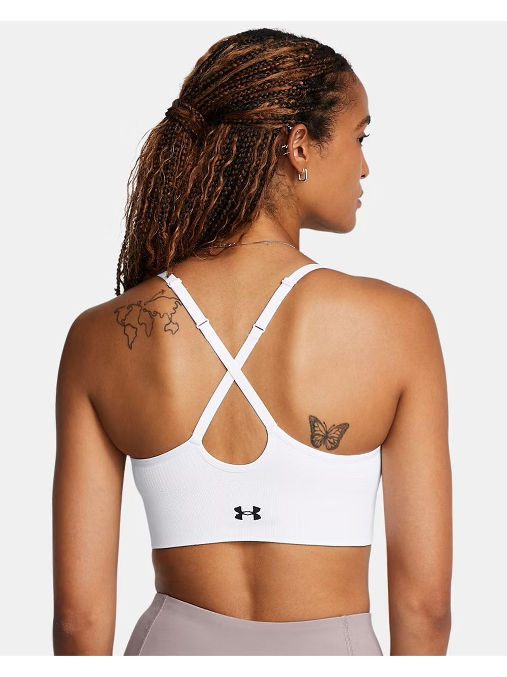 Top Sportivo Under Armour VANISH SEAMLESS LOW BRA Donna - Bianco