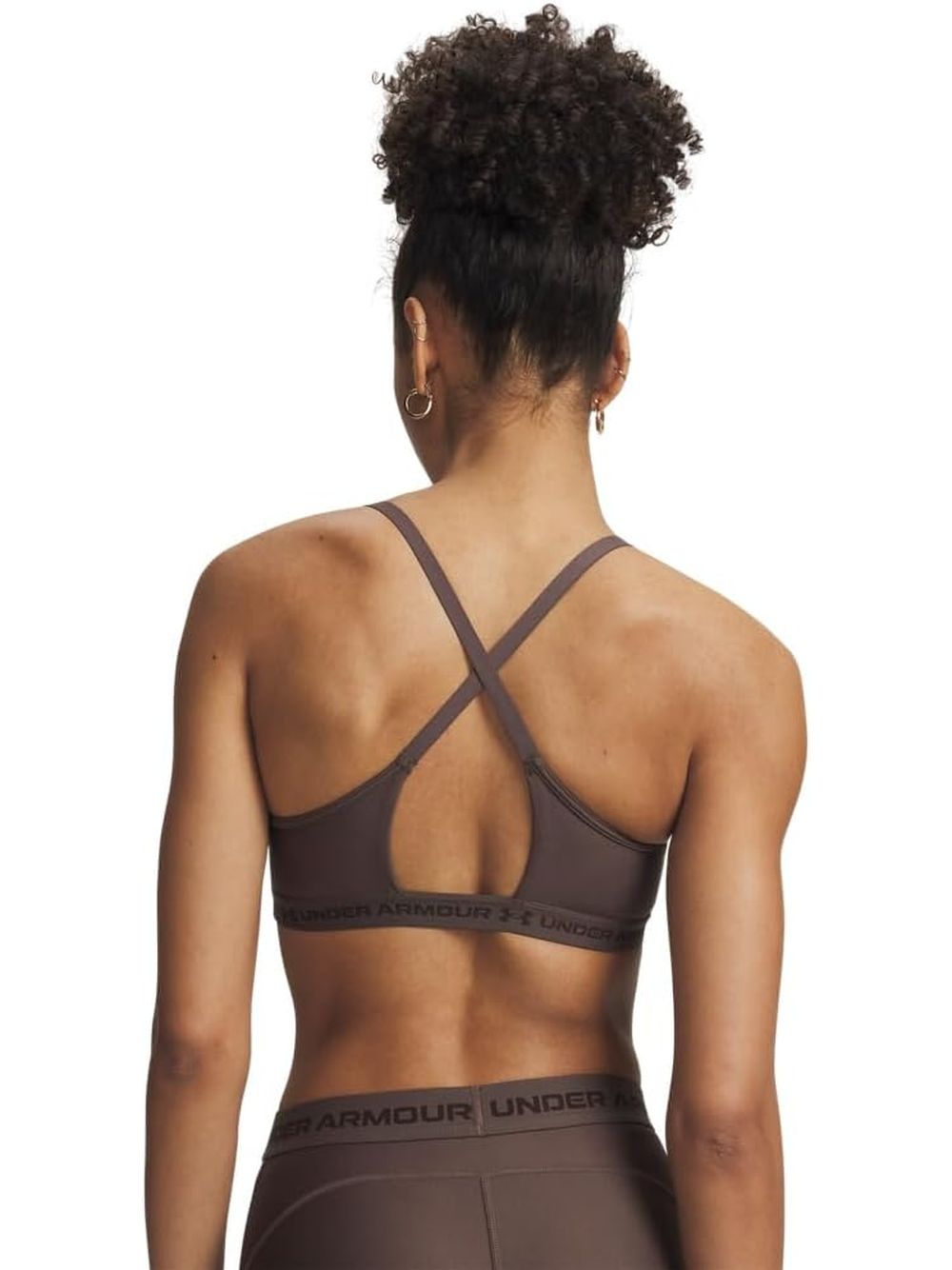 Top Sportivo Under Armour CROSSBACK LOW BRA Donna - Marrone