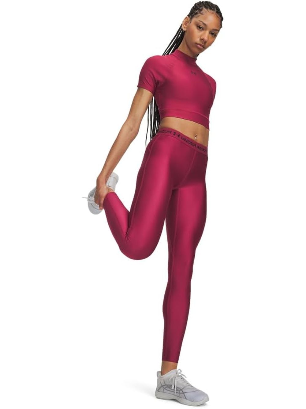 Leggings Under Armour HEATGEAR LEGGING Donna - Rosso