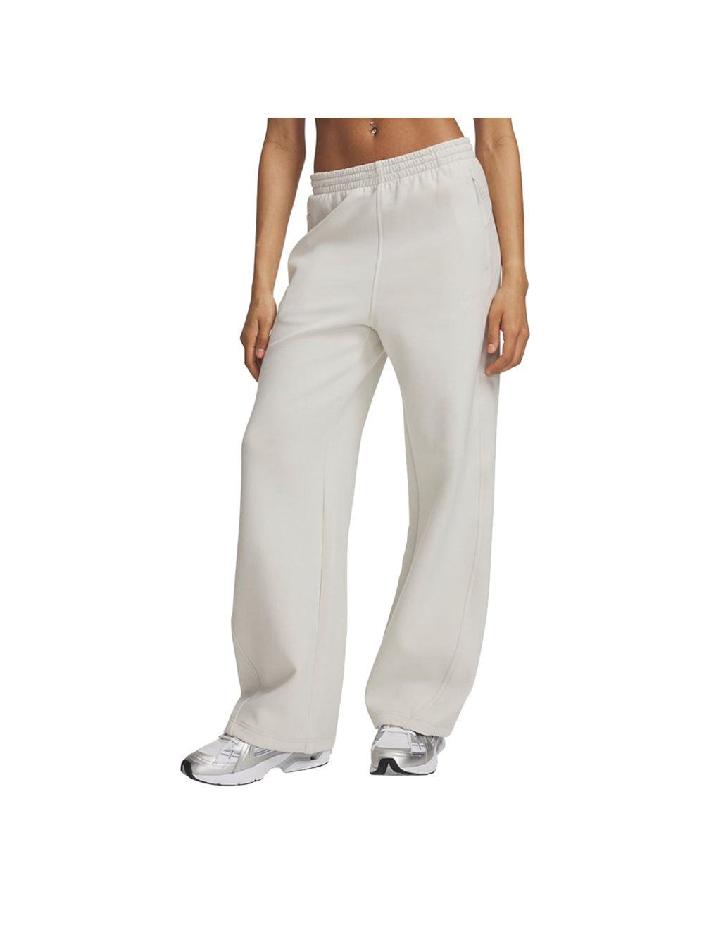 Pantalone Sportivo Under Armour UNSTOPPABLE FLC OPEN PANT Donna - Bianco