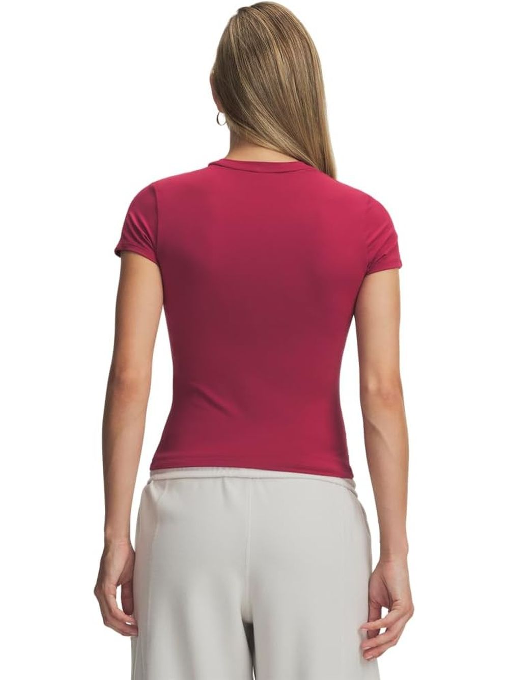 T-shirt Sportiva Under Armour MOTION FITTED SS Donna - Rosso