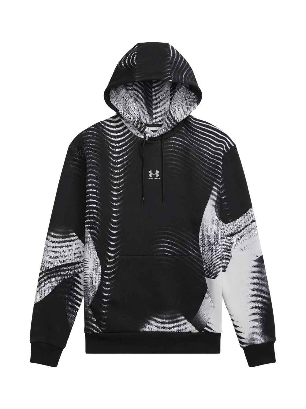 Felpa Under Armour ICON FLEECE PRINTED HD Uomo - Nero