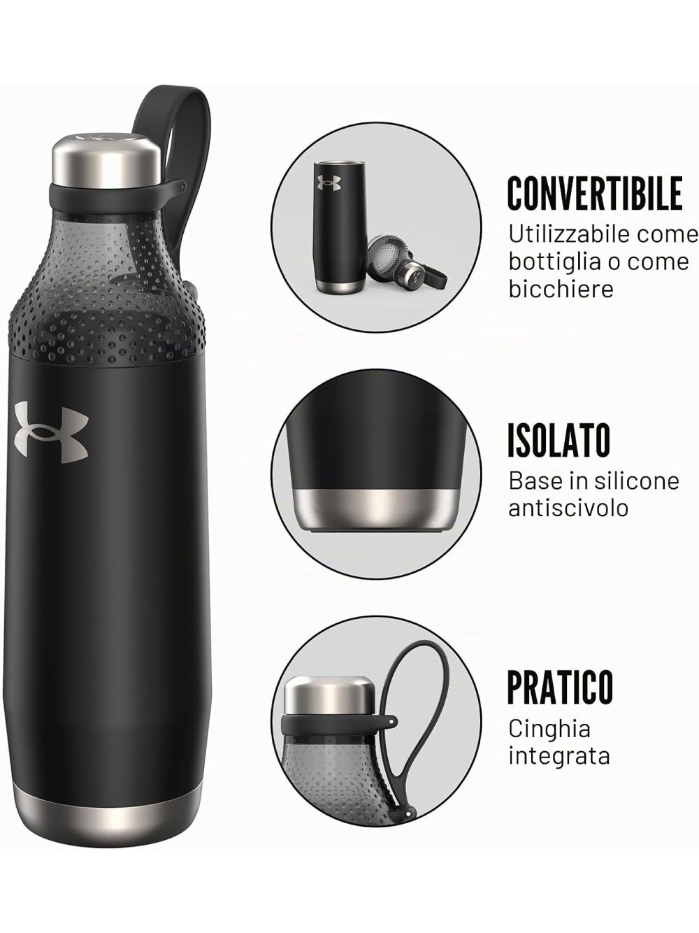 Borraccia Under Armour 22OZ INFINITY Unisex - Bianco