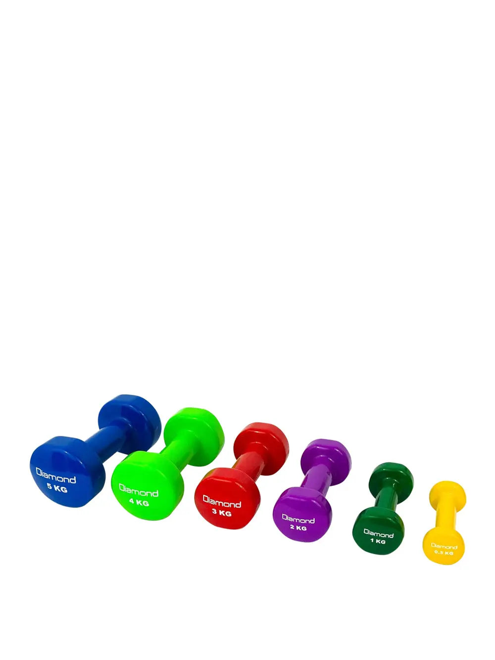 Accessori Sportivi Diamond Unisex Manubrio In Vinile Kg 3 Assortito Diamond Angolo dello Sport