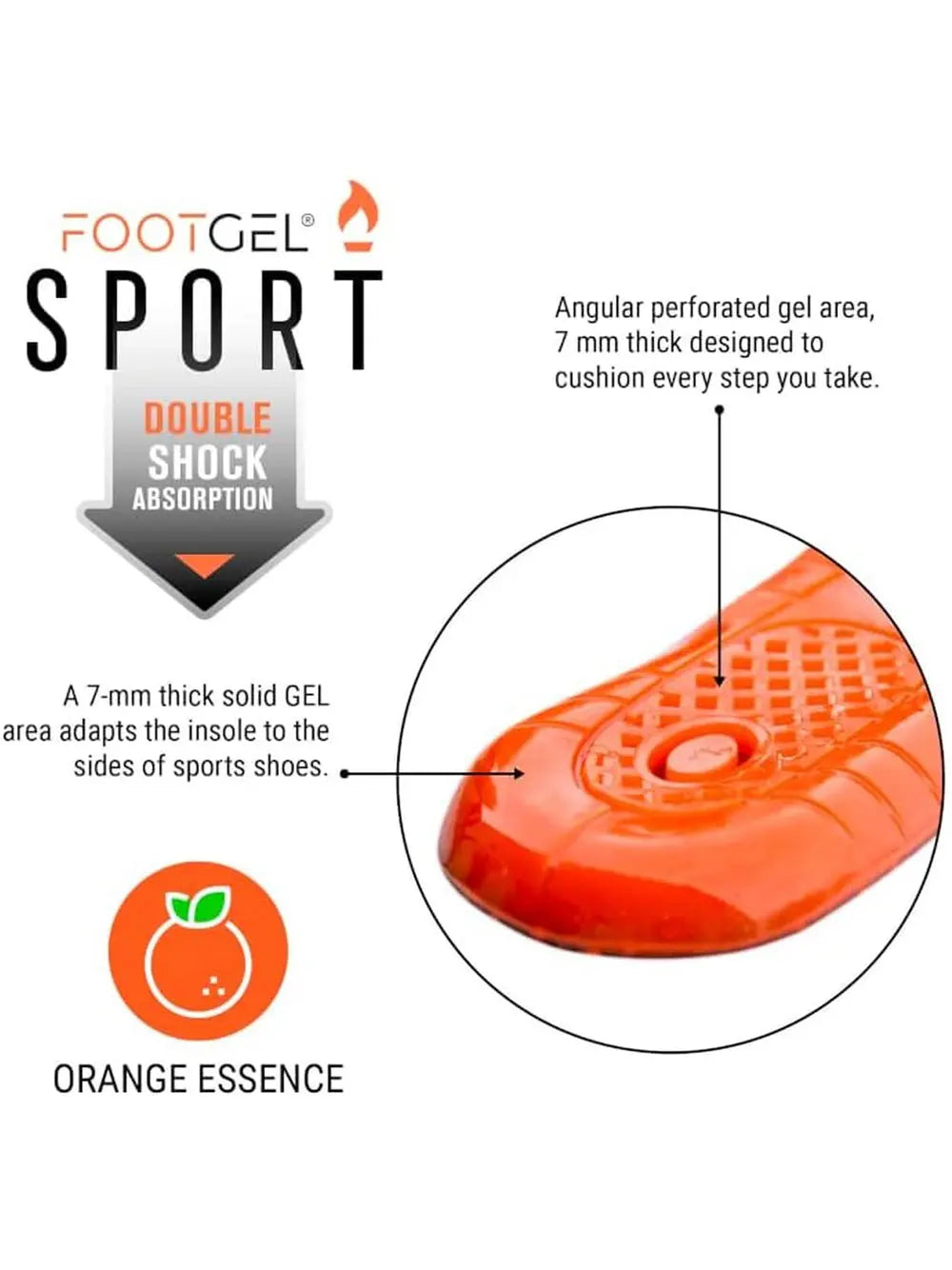 Accessorio Sportivo Footgel Unisex - Arancione