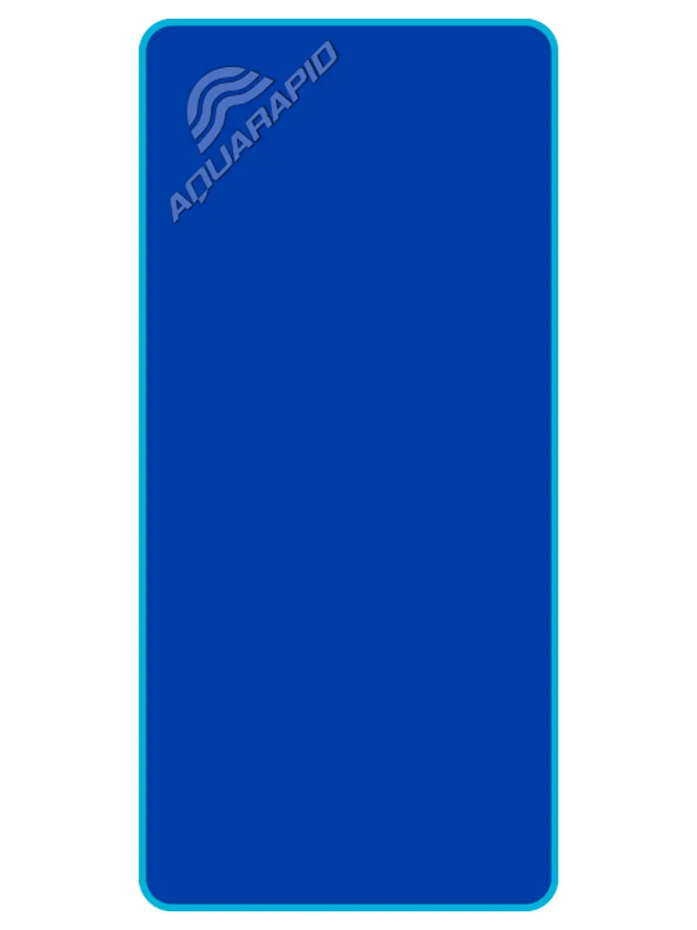 Asciugamano - Telo Aquarapid Unisex - Blu