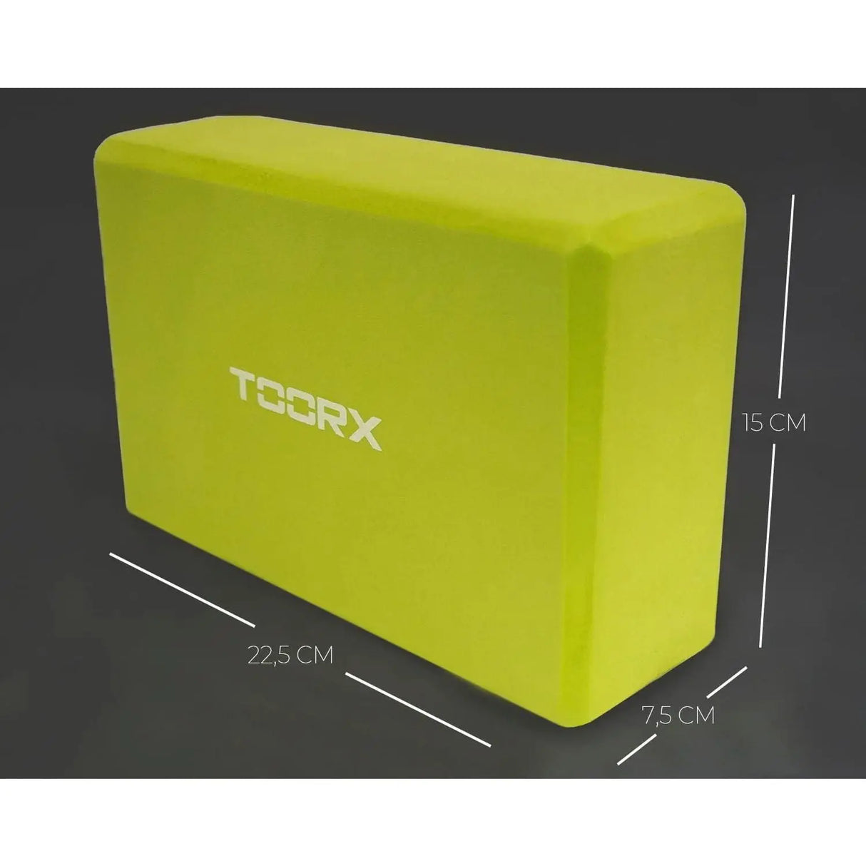 Attrezzi Toorx Unisex Mattonella Yoga Lime Toorx Angolo dello Sport