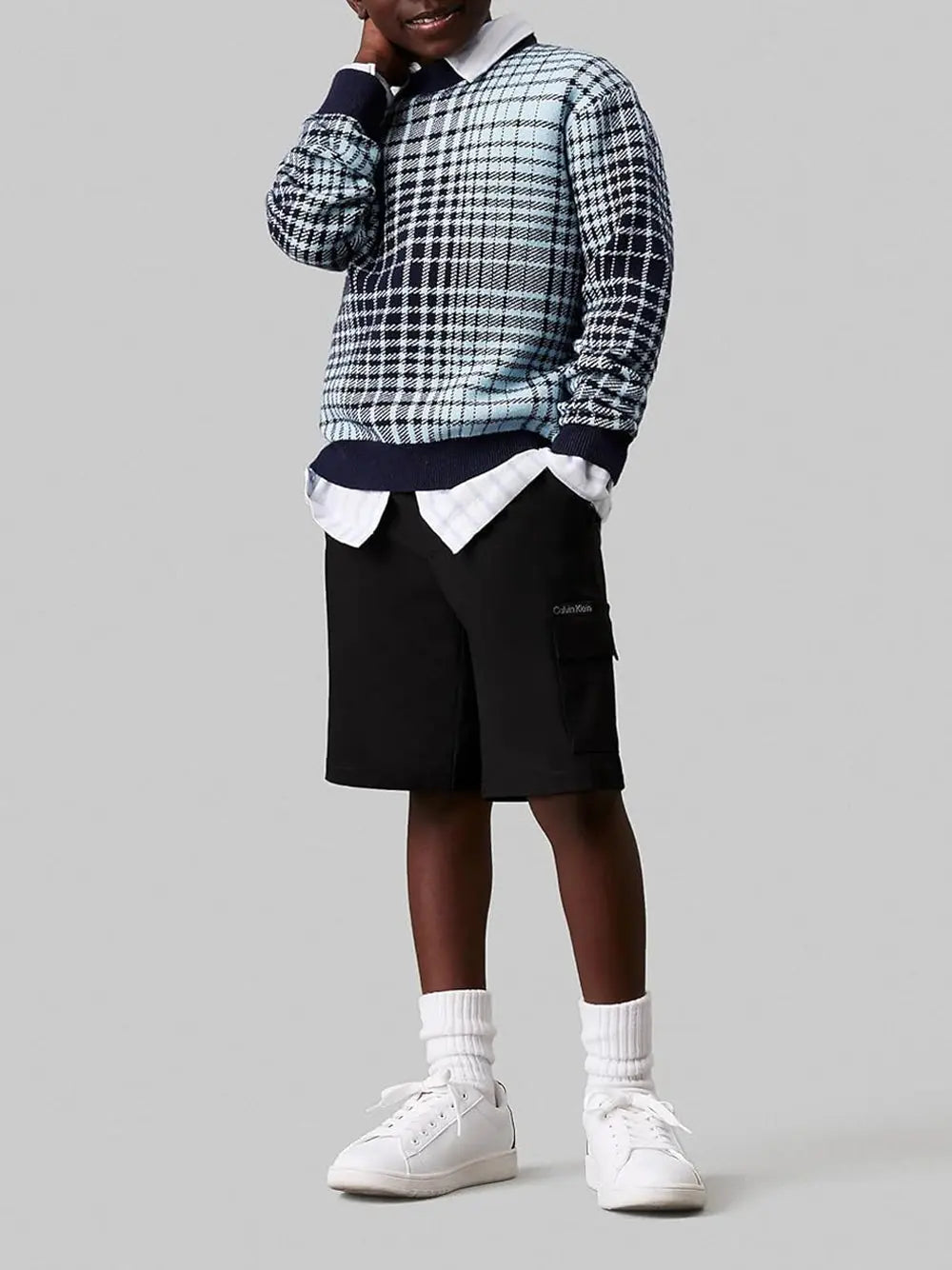 Bermuda Calvin Klein jr Bambino - Nero