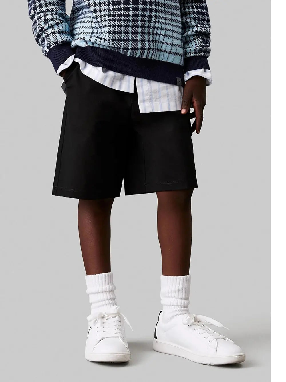 Bermuda Calvin Klein jr Bambino - Nero