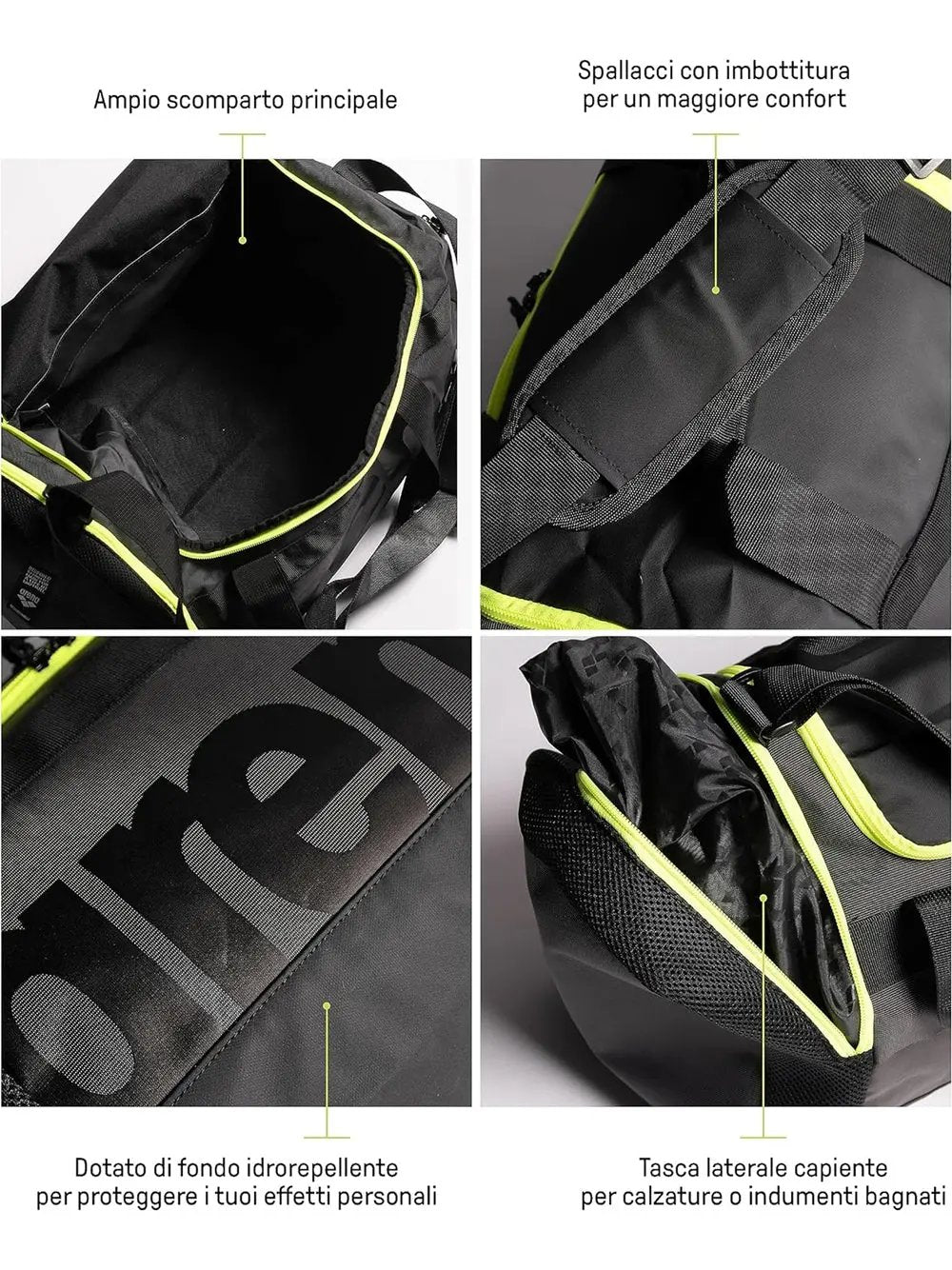 Borsa Arena Unisex Spiky Iii Duffle 40 Rosa Arena Angolo dello Sport