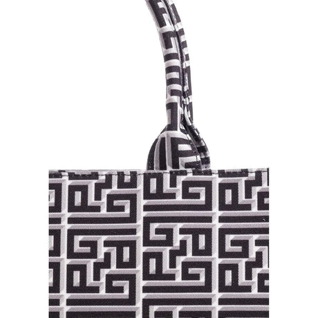 Borsa GAELLE Donna MAXI SHOPPER CANVAS STAMPA Nero GAELLE  Angolo dello Sport