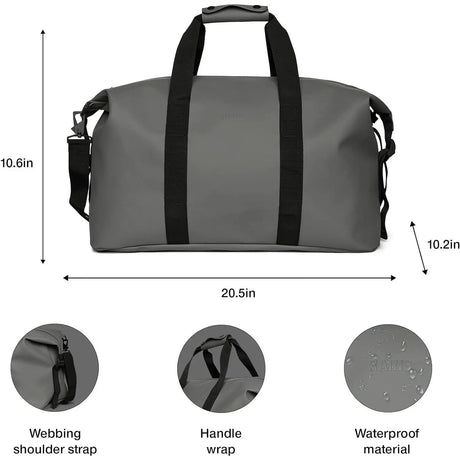 Borsa RAINS Unisex HILO WEEKEND Grigio RAINS  Angolo dello Sport