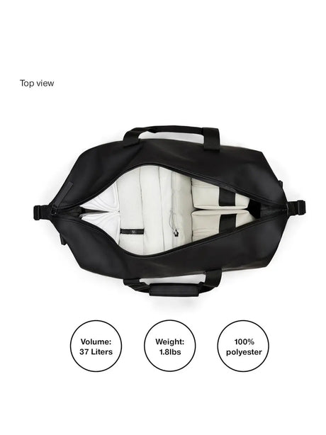 Borsa Rains Unisex Hilo Weekend Nero Rains  Angolo dello Sport