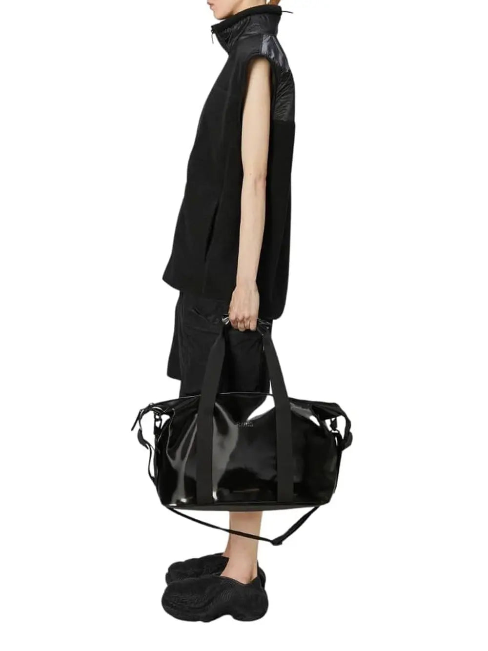 Borsa Rains Unisex Hilo Weekend Small Verde Rains Angolo dello Sport