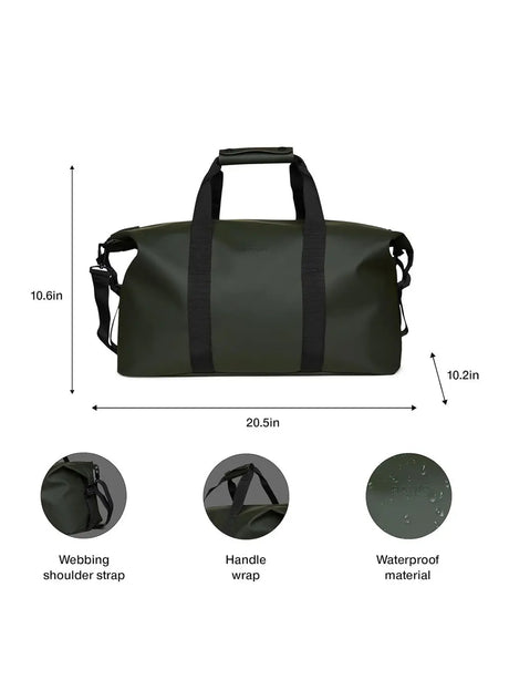 Borsa Rains Unisex Hilo Weekend Verde Rains  Angolo dello Sport