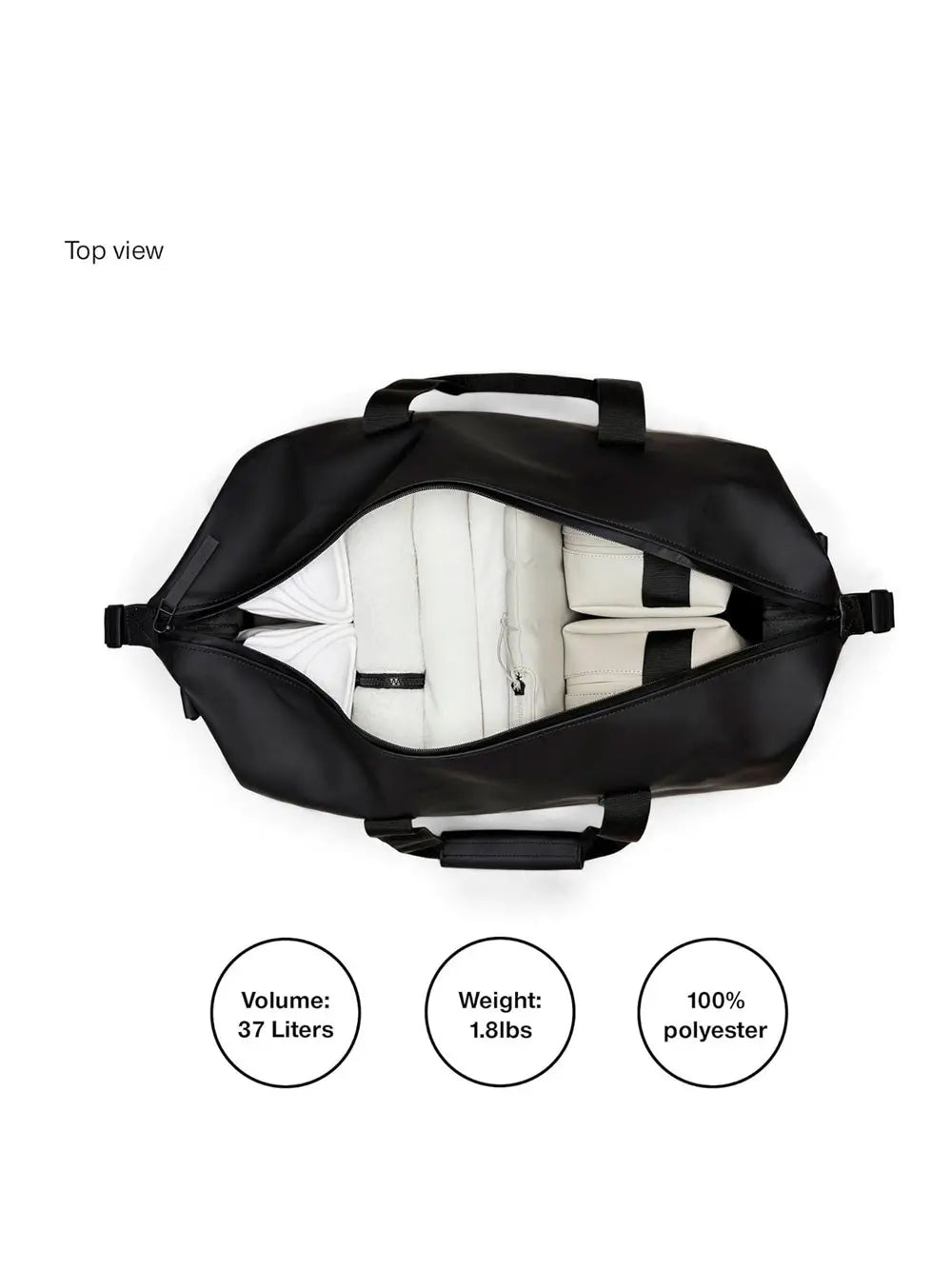 Borsa Rains Unisex Hilo Weekend Verde Rains  Angolo dello Sport