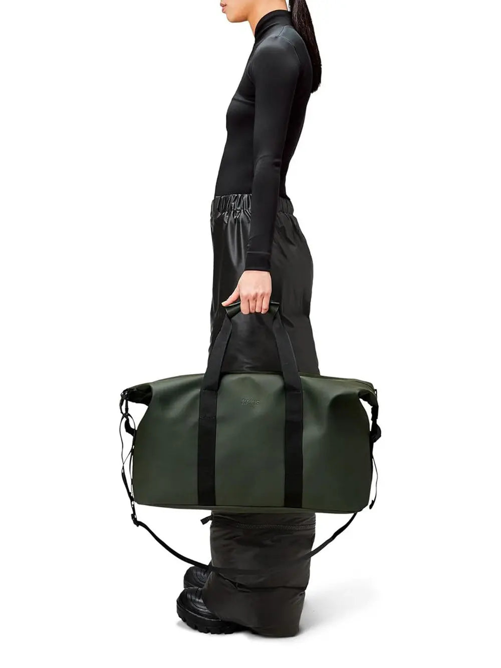 Borsa Rains Unisex Hilo Weekend Verde Rains  Angolo dello Sport