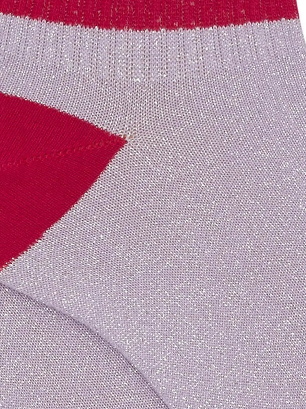 Calze Gallo Unisex Corto Co/lurex Righe Multicolore Gallo Angolo dello Sport