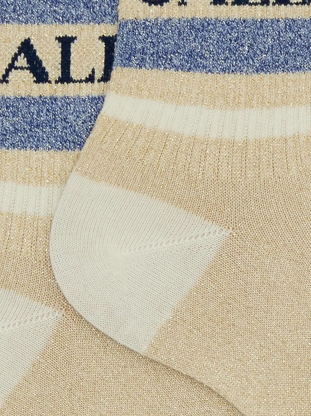 Calze Gallo Unisex Corto Co/lurex Righe Oro Gallo Angolo dello Sport