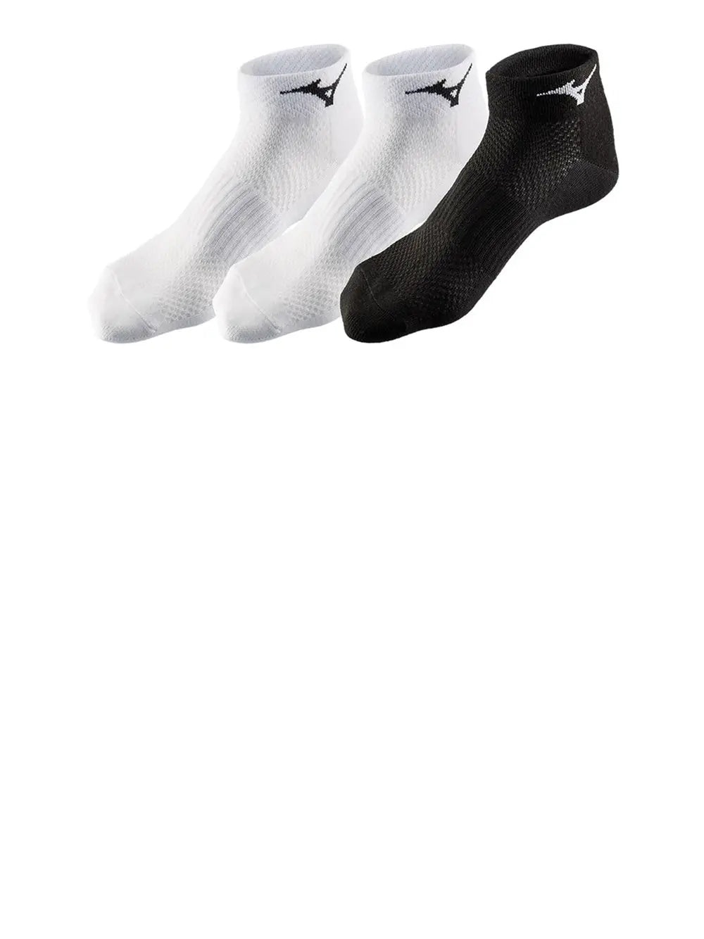 Calze Sportive Mizuno Unisex Run Sock Triple Pack Bianco Mizuno Angolo dello Sport