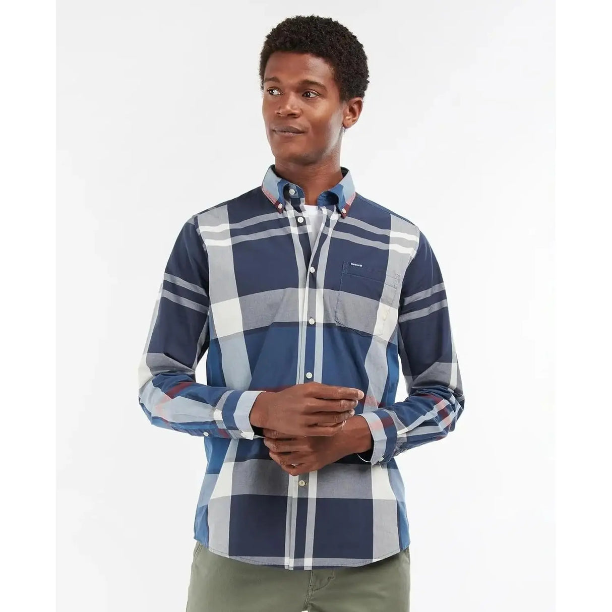 Camicia BARBOUR Uomo harris tailored Blu BARBOUR  Angolo dello Sport