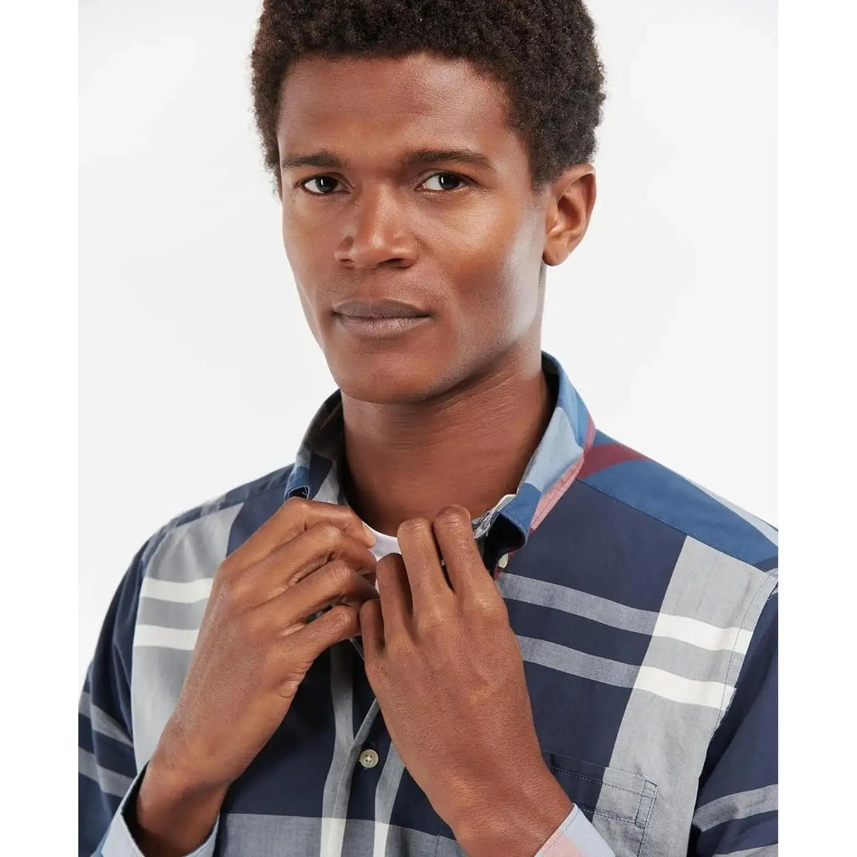 Camicia BARBOUR Uomo harris tailored Blu BARBOUR  Angolo dello Sport