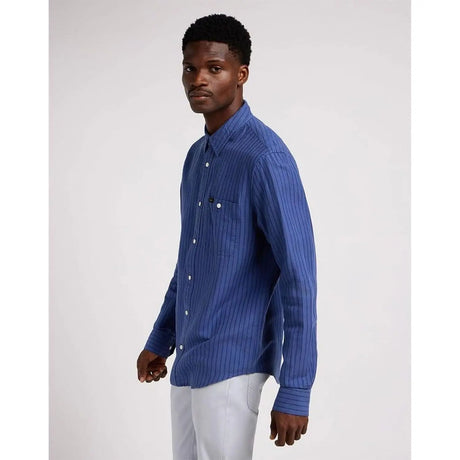 Camicia LEE Uomo LEESURE Blu LEE  Angolo dello Sport