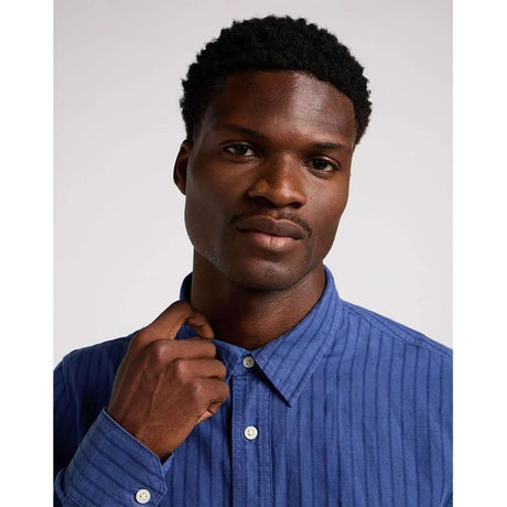 Camicia LEE Uomo LEESURE Blu LEE  Angolo dello Sport