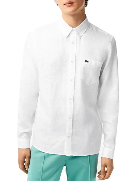 Camicia Lacoste Uomo Bianco Lacoste  Angolo dello Sport