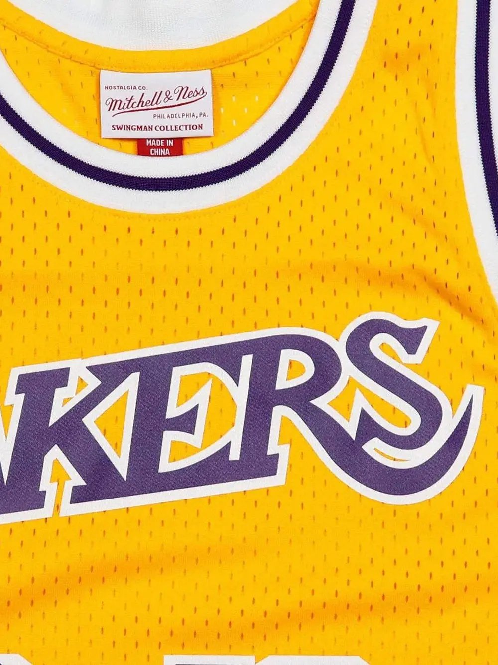 Canottiera Sportiva M&n Unisex Los Angeles Lakers Oro M&N Angolo dello Sport