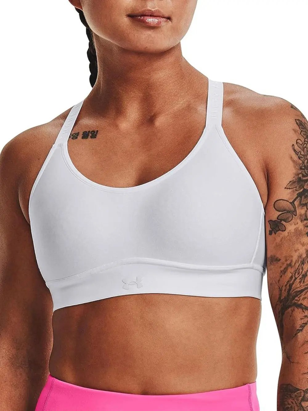 Canottiera Sportiva Under Armour Donna Ua Knockout Tank Bianco Under Armour Angolo dello Sport