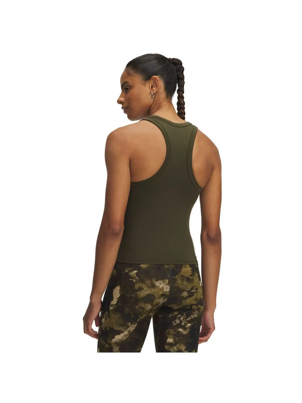 Canottiera Sportiva Under Armour MOTION HIGH NECK Donna - Verde