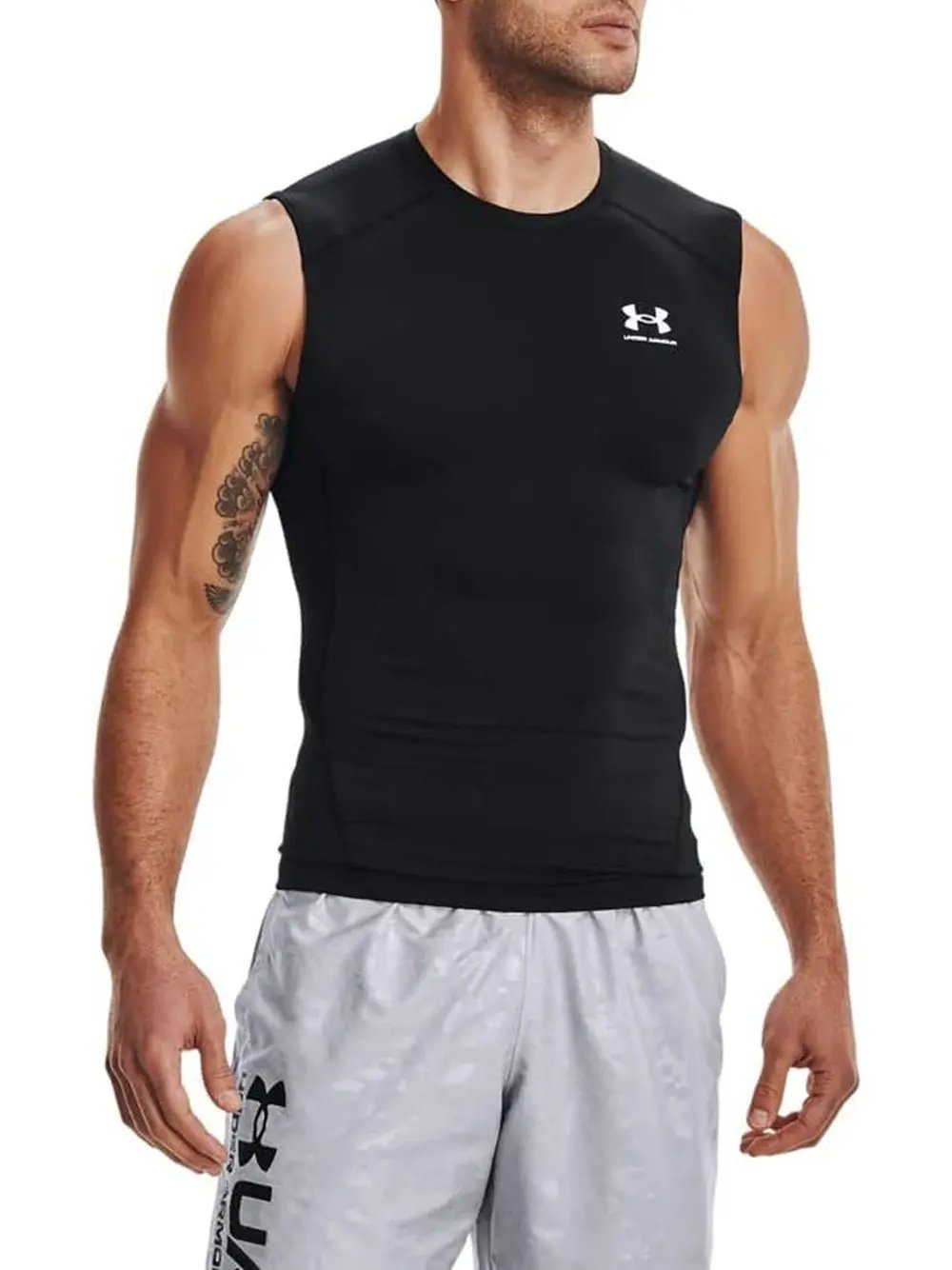 Canottiera Sportiva Under Armour Uomo Nero Under Armour Angolo dello Sport