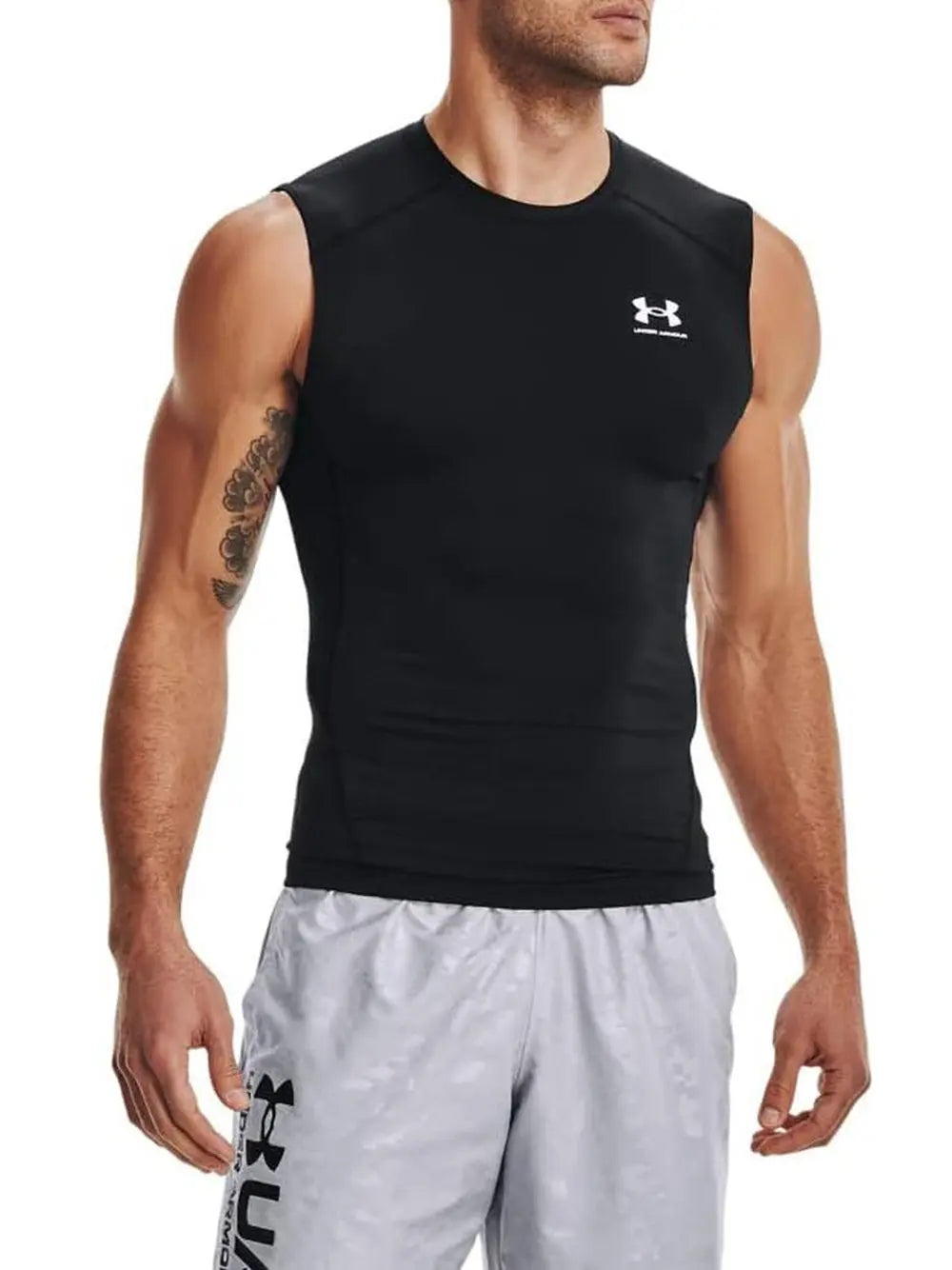 Canottiera Sportiva Under Armour Uomo Ua Hg Comp Nero Under Armour Angolo dello Sport