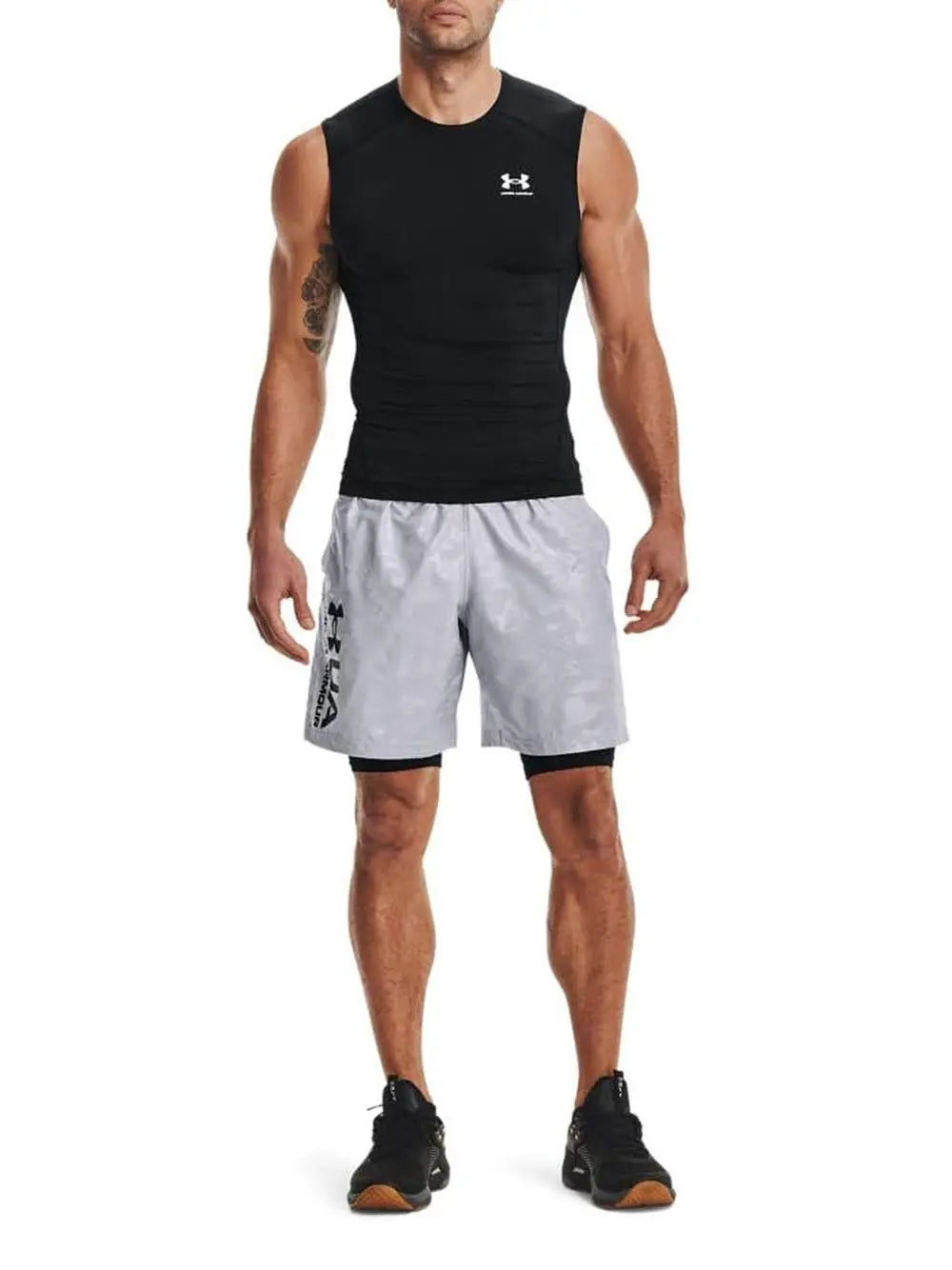 Canottiera Sportiva Under Armour Uomo Ua Hg Comp Nero Under Armour Angolo dello Sport