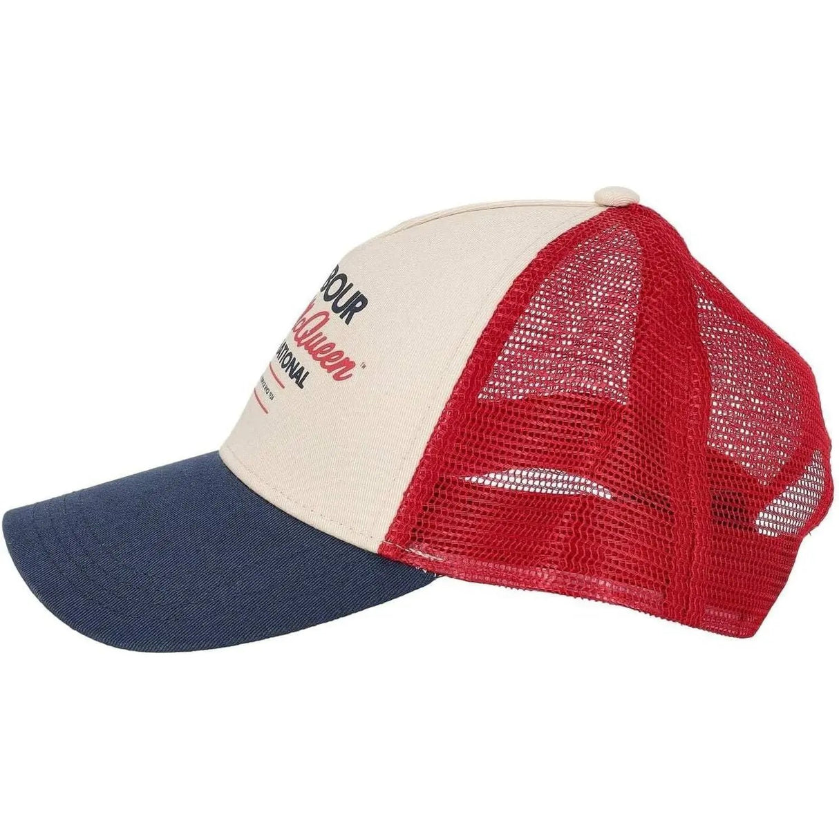 Cappello BARBOUR Uomo smq trucker Navy red stone