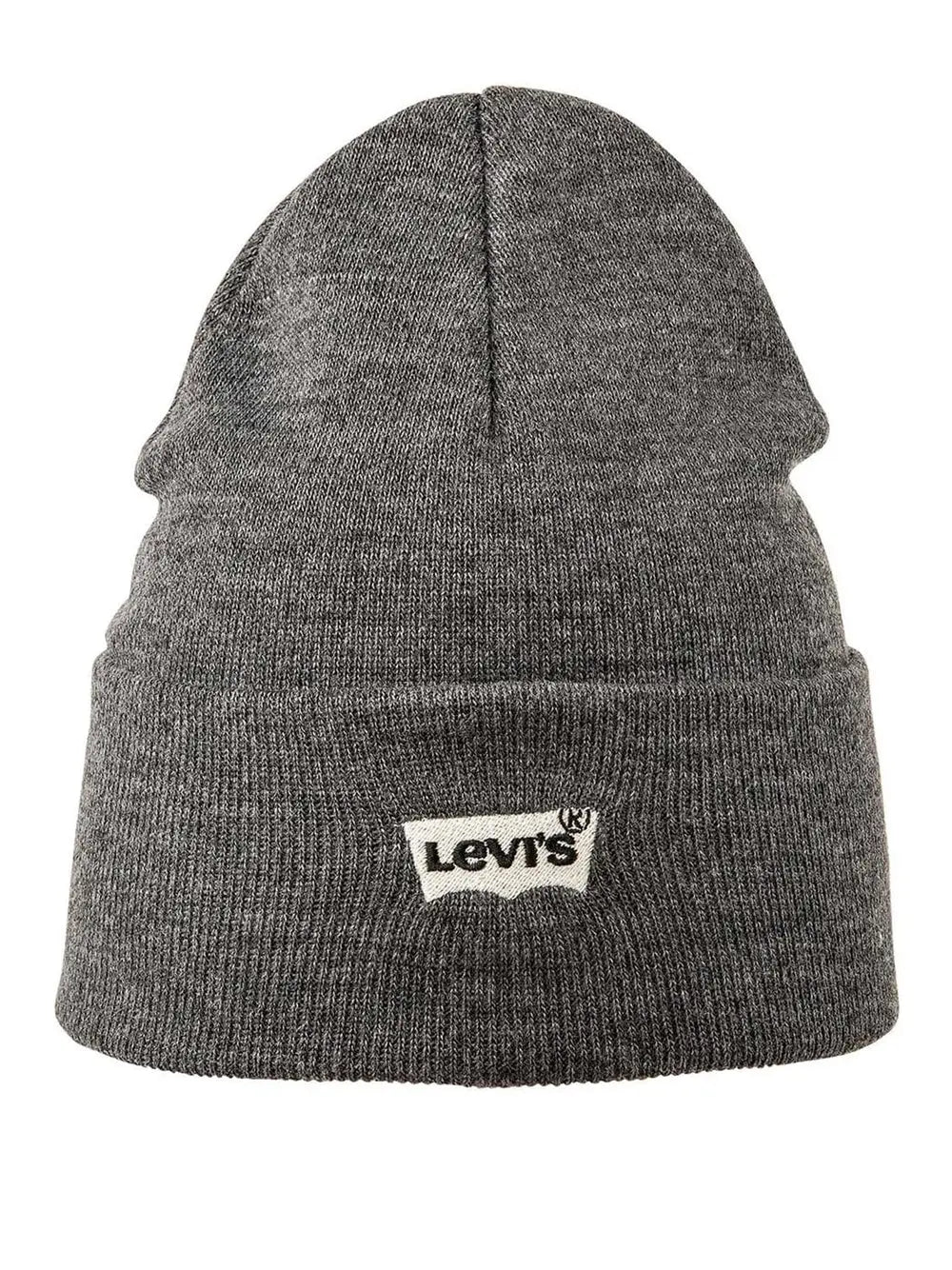 Cappello Levisacc Unisex Batwing Embroidered Slouchy Beanie Grigio Levi's Angolo dello Sport