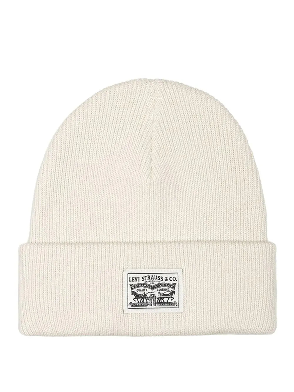 Cappello Levisacc Unisex Women's Backpatch Beanie Avorio Levi's Angolo dello Sport