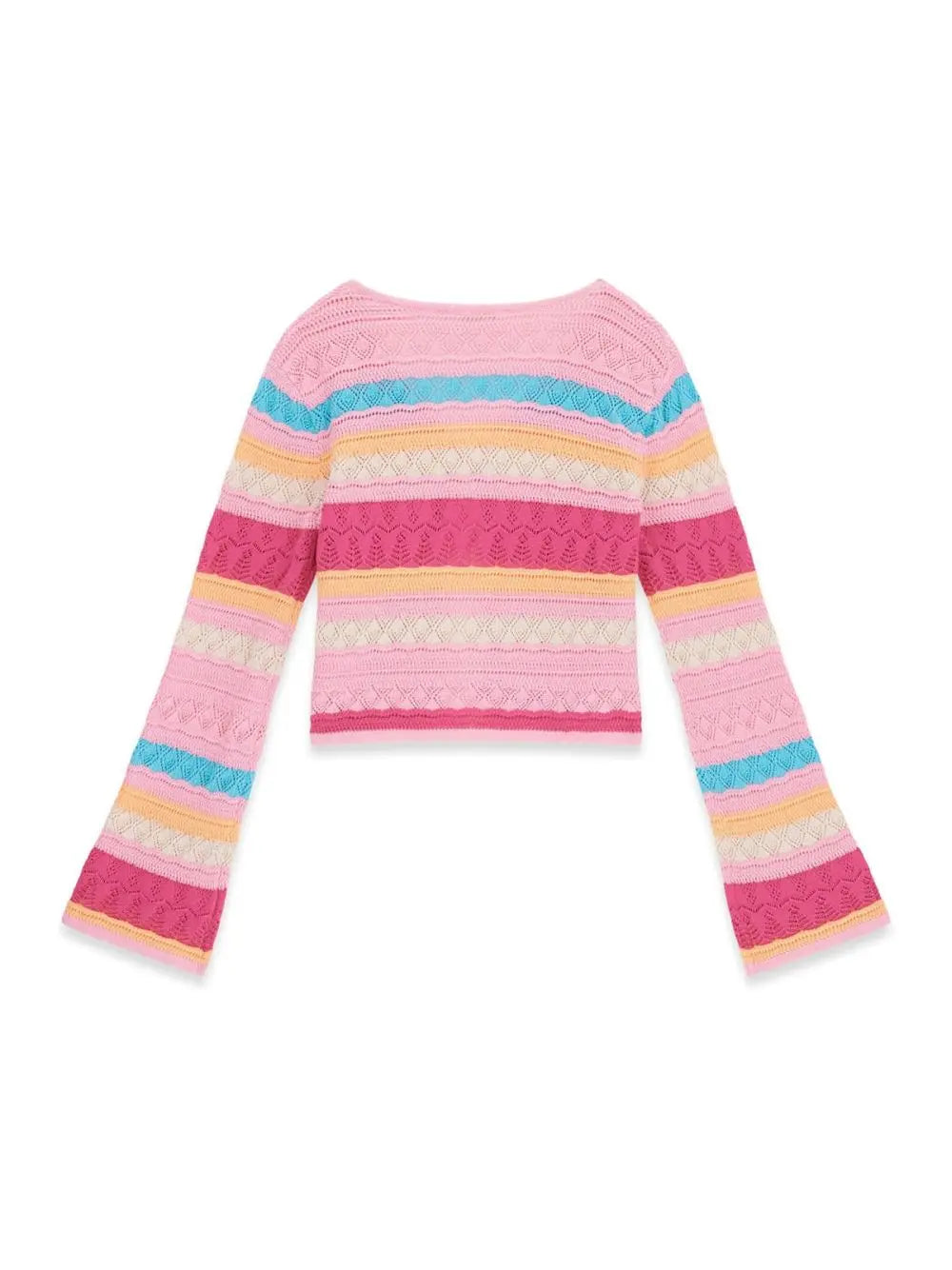 Cardigan Guess all'uncinetto Bambina - Multicolore