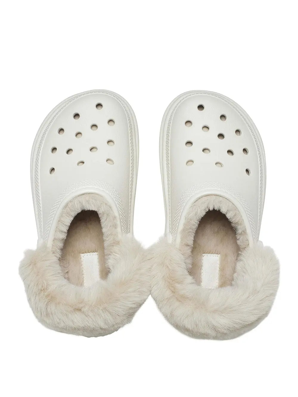 Ciabatte Crocs Unisex Stomp Lined Clog Bianco Crocs Angolo dello Sport
