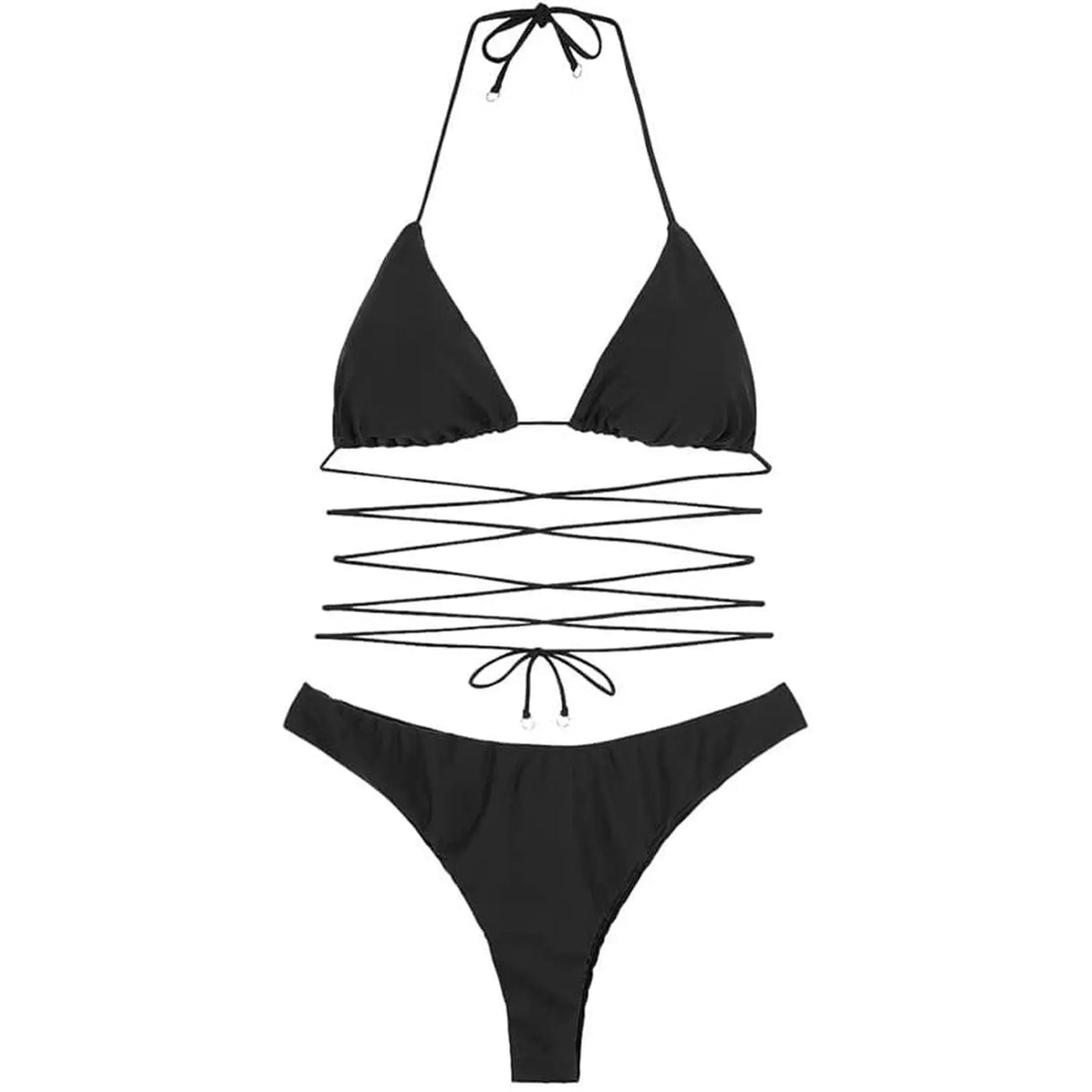 Costume ME FUI Donna BIKINI TRIANGOLO Nero