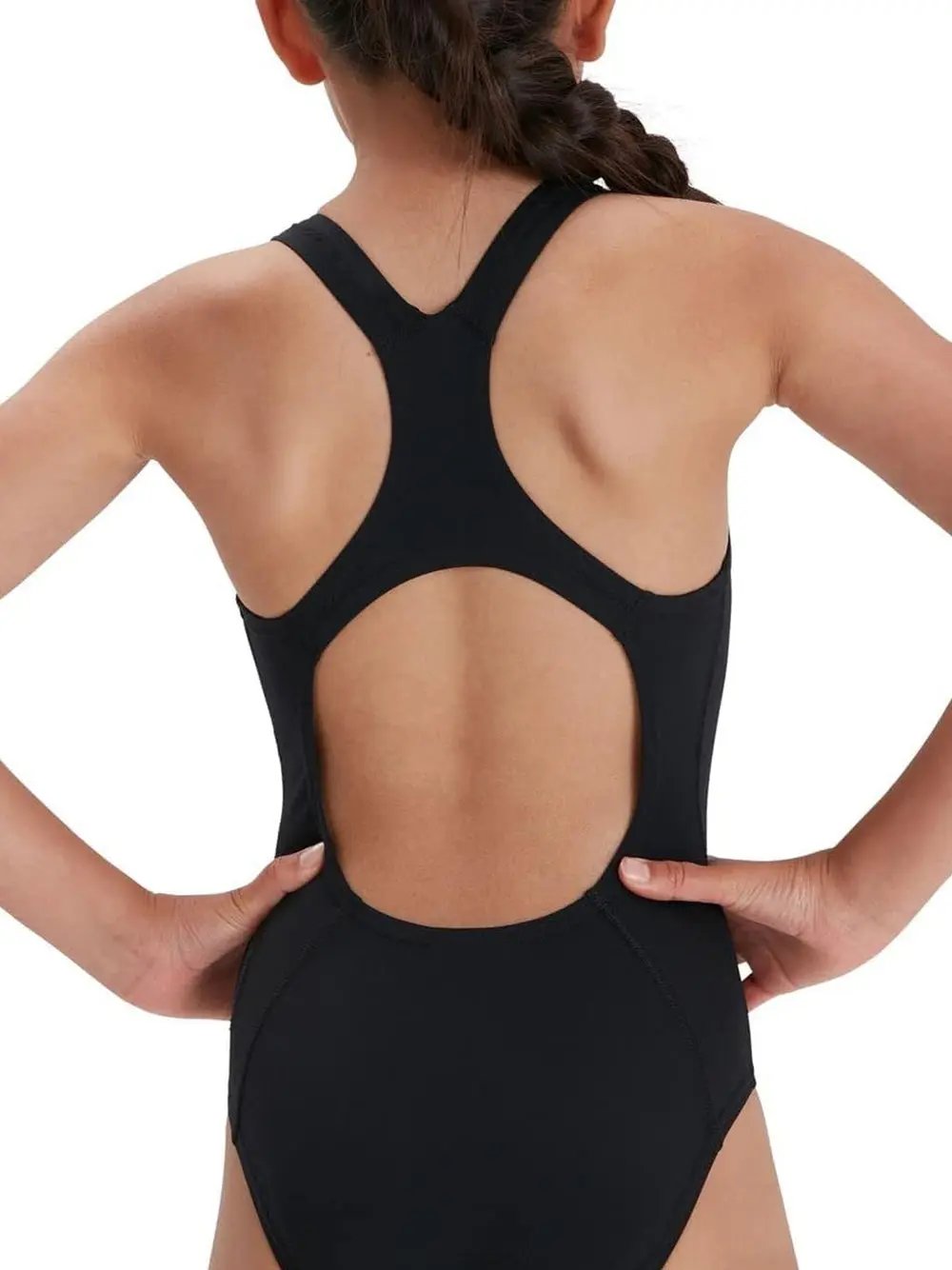 Costume Speedo Bambina Eco Endurance Medalist Nero Speedo Angolo dello Sport