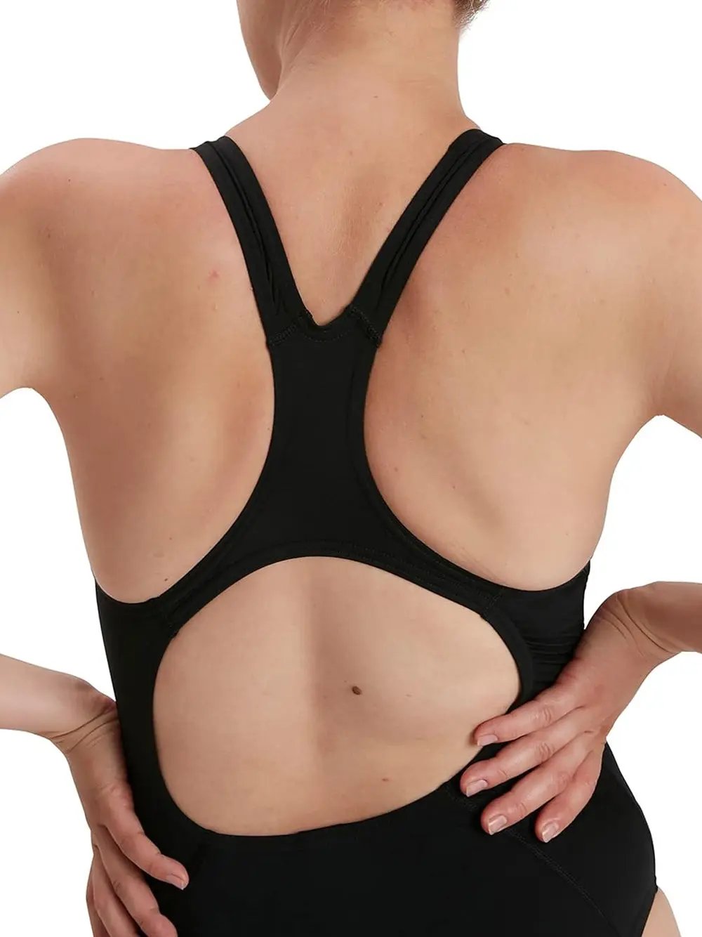 Costume Speedo Donna Eco Endurance Medalist Nero Speedo Angolo dello Sport