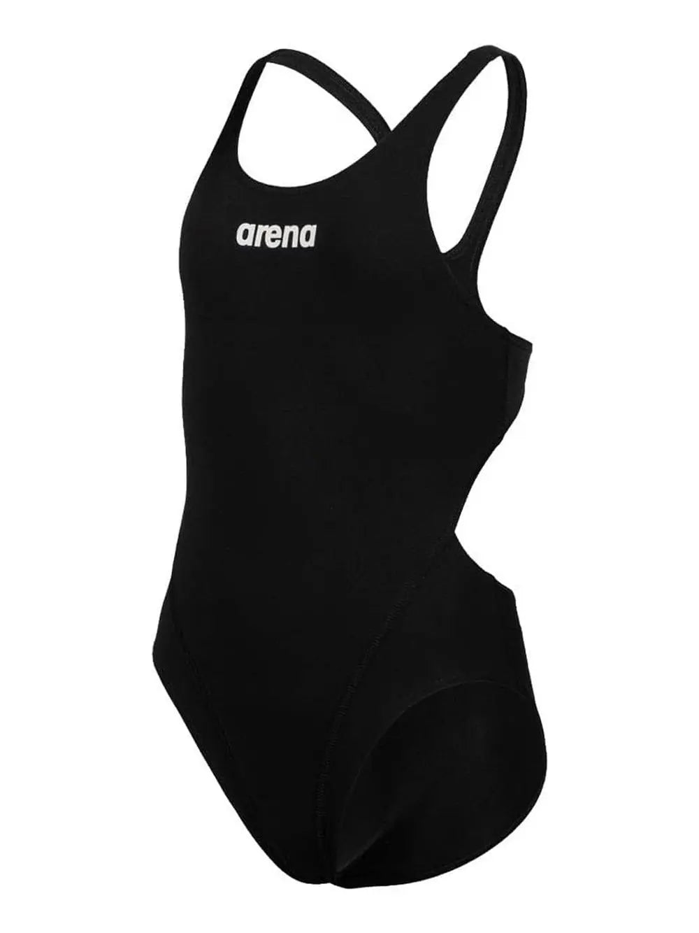 Costume Sportivo Arena Bambina Tech Solid Bianco E Nero Arena Angolo dello Sport