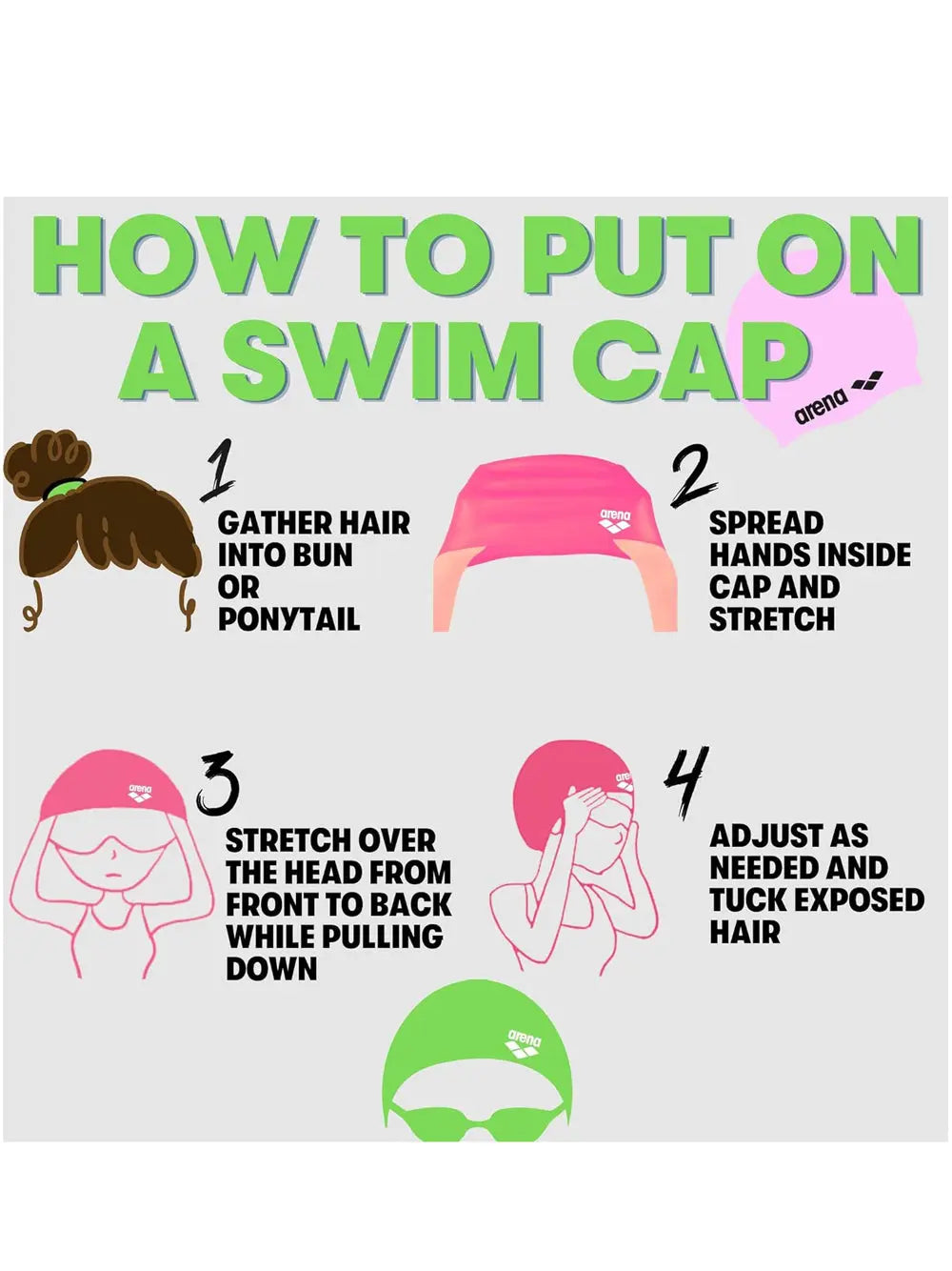 Cuffia Arena Youth Unisex Unix Ll Rosa Arena Angolo dello Sport