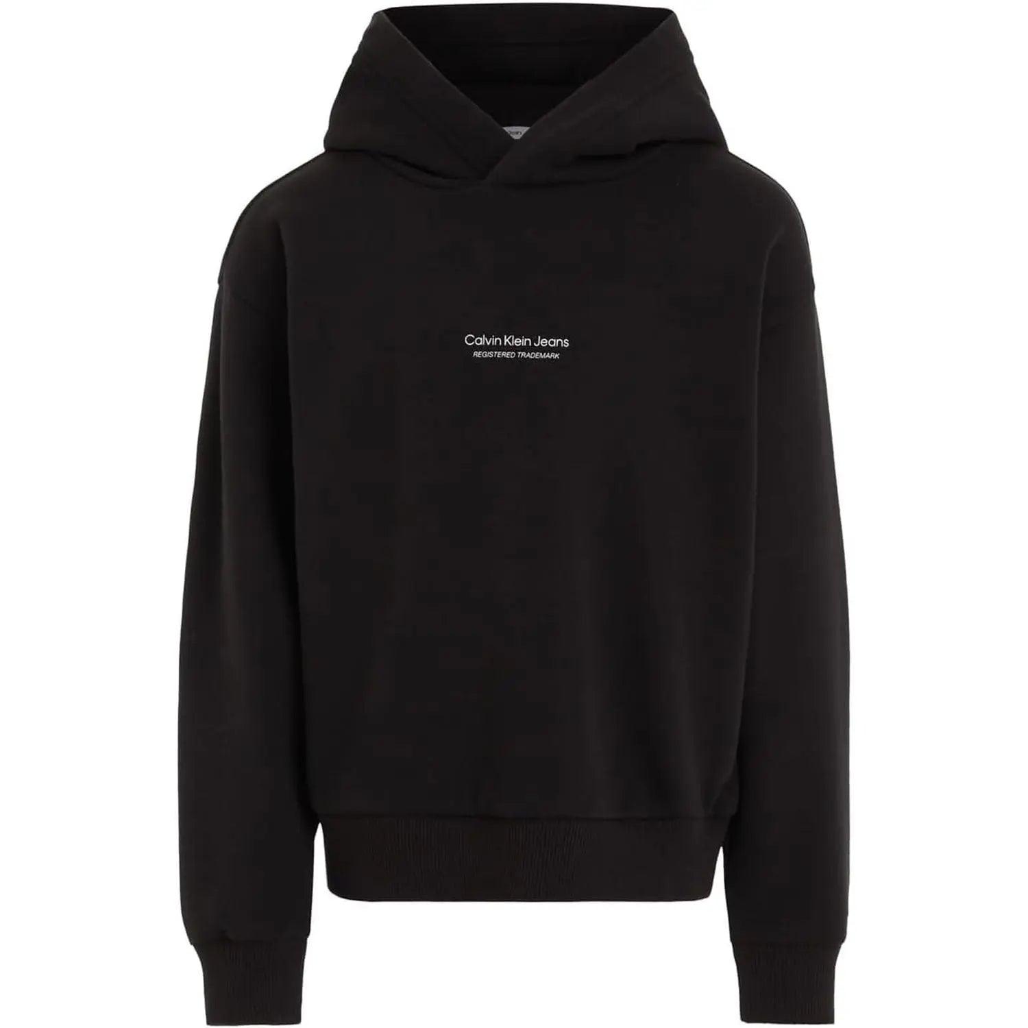 Felpa CALVIN KLEIN Bambino PIXEL LOGO TERRY RELAXED Nero CALVIN KLEIN  Angolo dello Sport