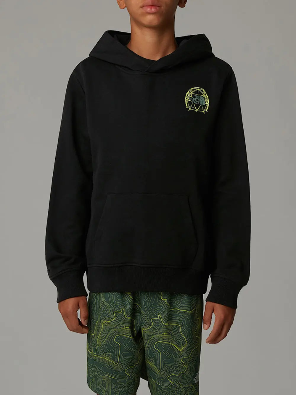Felpa Cappuccio The North Face Graphic Relaxed Hoodie Uomo - Nero
