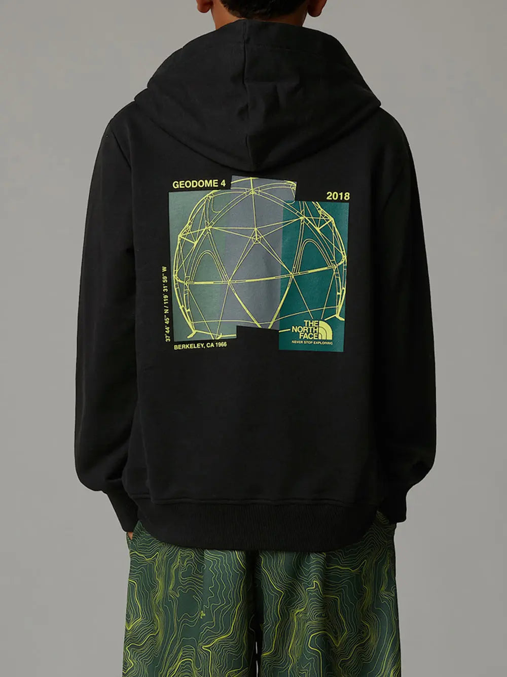 Felpa Cappuccio The North Face Graphic Relaxed Hoodie Uomo - Nero