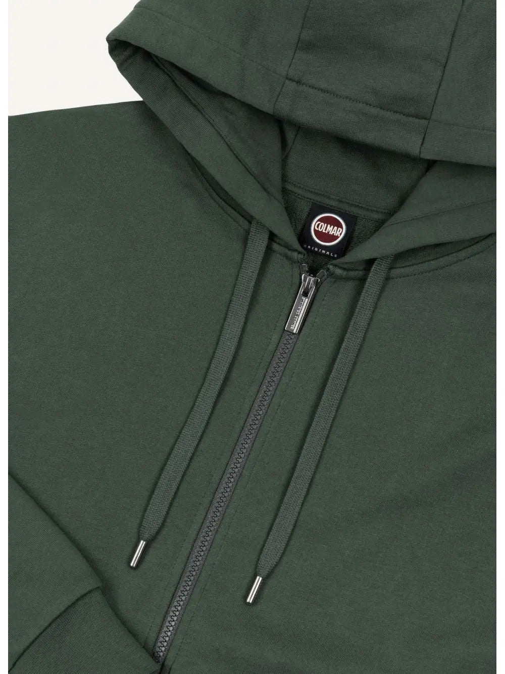 Felpa Colmar con cappuccio e full zip Uomo - Verde