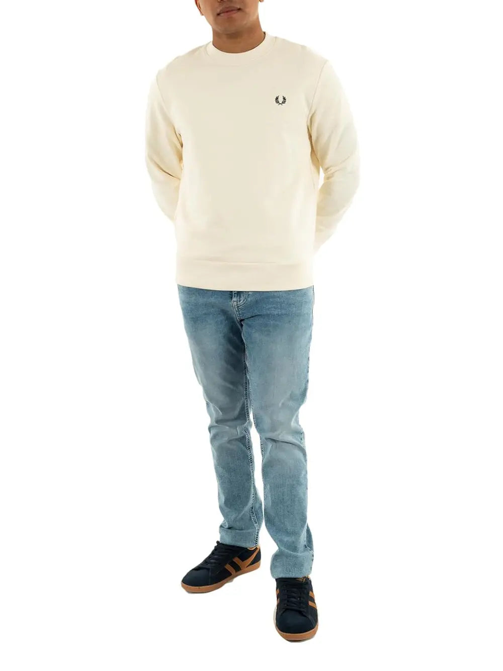 Felpa Fred Perry Uomo - Avorio